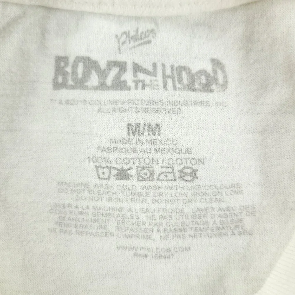 Boyz N The Hood Shirt Men Medium White Movie Logo Graphic Tee Short Sleeve Adult - Picture 13 of 13